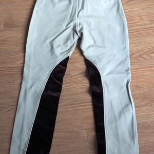 Pink Tartan Cream and Brown Women's Equestrian Trousers